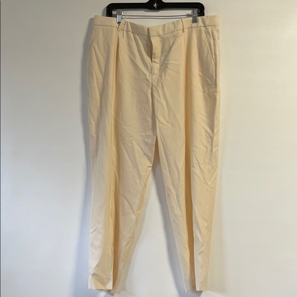 J. Crew Super 120s Cream Wool Ankle Suit Pants 16